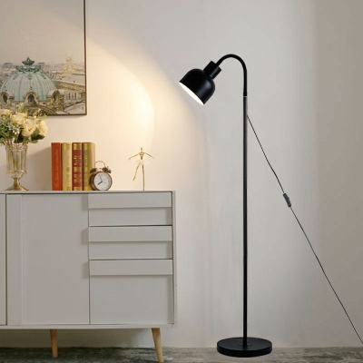 Nordic Style Drum Basic Floor Lights Macaron Minimalism for Living Room