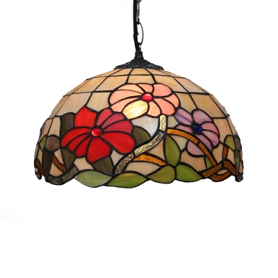 Tiffany Vintage Stained Glass Pendant Lights for Bar and Dining Room