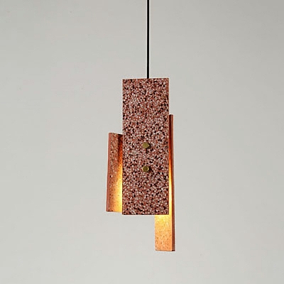 Contemporary Hanging Pendnant Lamp Nordic Style Stone for Living Room