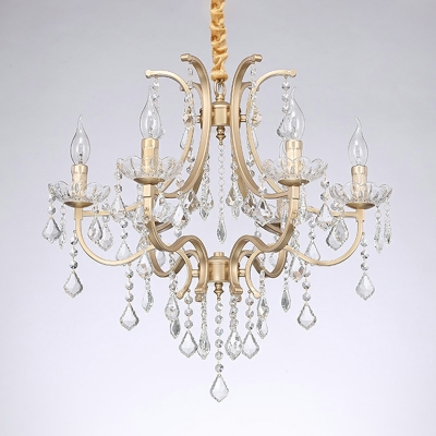 Crystal Chandelier Lighting Fixtures Traditional for Living Room