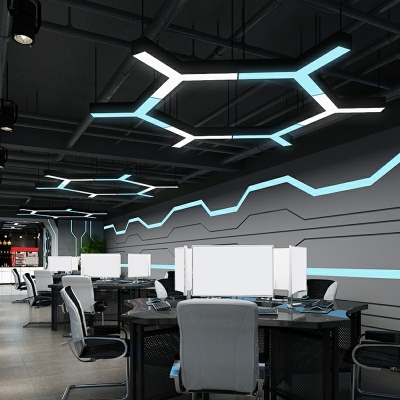 LED Creative Y-shape Pendant Light with White Light for Office and Shopping Mall