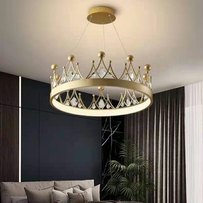 LED Minimalism Chandelier Lighting Fixture Crystal Linear for Dinning Room