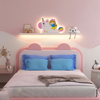Unicorn Flush Mount Wall Sconce Metal LED Creative for Kid's Room