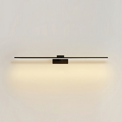 Contemporary Wall Mounted Vanity Lights Metal LED Linear for Living Room