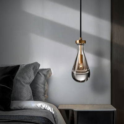 Crystal Modern Down Lighting Pendant Minimalism Drop for Living Room