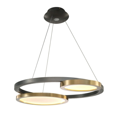 Post-modern Creative Circular LED Chandelier for Dining and Living Room