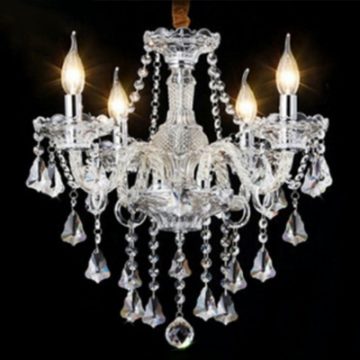 Traditional Chandelier Lighting Fixtures Elegant Crystal for Living Room