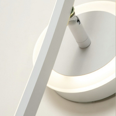 2 Lights Minimalist Style Linear Shape Metal Wall Mounted Vanity Lamp