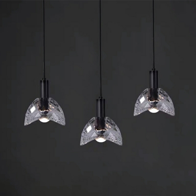 1 Light Minimalistic Style Geometric Shape Metal Commercial Pendant Lighting