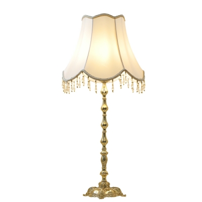 Fabric Minimalism Night Table Lamps Elegant fot Living Room