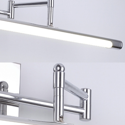 LED Linear Wall Mounted Vanity Lights Adjustable Minimalism for Bsthroom