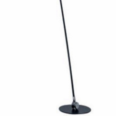 LED Modern Creative Art Long Pole Floor Lamp in Black for Bedroom and Living Room Decoration