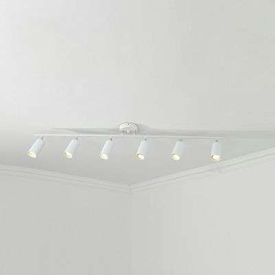 Modern Minimalist Metal Track Ceiling Light for Restaurants and Shops