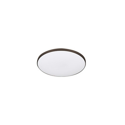 1 Light Minimalist Style Round Shape Metal Ceiling Flush Mount Light