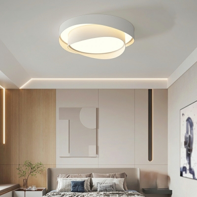 1 Light Nordic Style Geometric Shape Metal Flush Mount Ceiling Chandelier