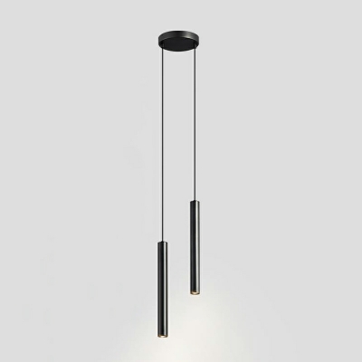 Contemporary Hanging Pendnant Lamp LED Cylindrical for Dinning Room