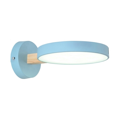 Nordic Style Flush Mount Wall Sconce Macaron Minimalism for Living