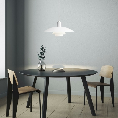 1 Light Contemporary Style Cone Shape Metal Hanging Pendant Lighting