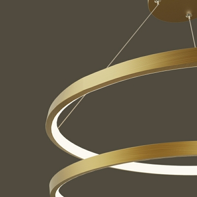 1 Light Contemporary Style Linear Shape Metal Pendant Chandelier