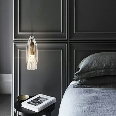 Crystal Hanging Pendant Lights Minimalism for Living Room