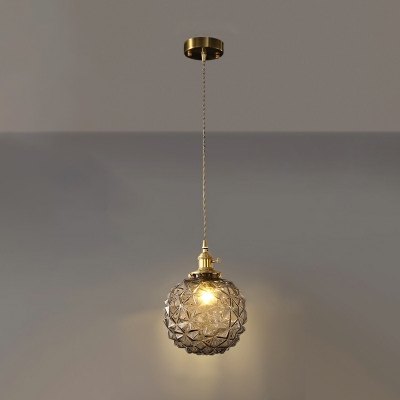 Industrial Pendant Lighting Fixtures Vintage Globe Glass for Dinning Room