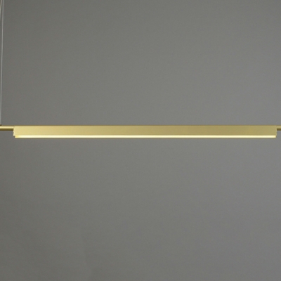 LED Modern Minimalist Long Island Light with Neutral Light for Dining Room and Office