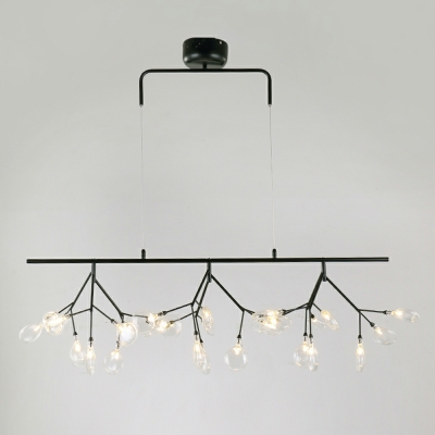 Minimalism Chandelier Lighting Fixtures Sputnik Metal for Living Room