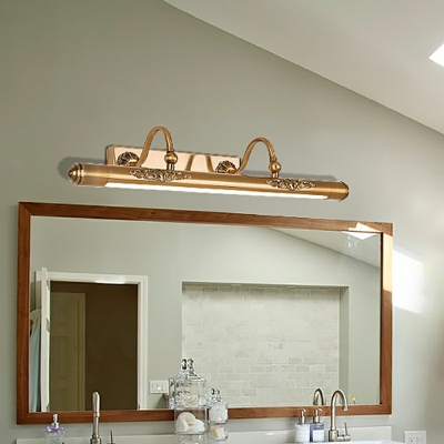 1 Light Contemporary Style Linear Shape Metal Vanity Mirror Lights