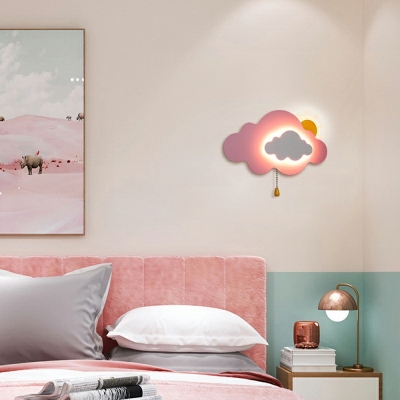 Cloud LED Wall Mounted Light Fixture Minimalism Metal for Living Room