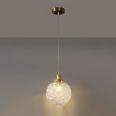 Industrial Pendant Lighting Fixtures Vintage Globe Glass for Dinning Room