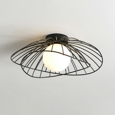 Industrial Style Personalized Wrought Iron Ceiling Lamps for Corridors and Balconies
