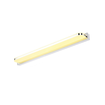 LED Minimalist Metal Long Vanity Lamp for Bathroom and Dressing Room