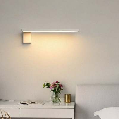 Rectangle LED Wall Mounted Light Fixture Minimalism Metal for Living Room