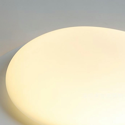 1 Light Nordic Style Egg Shape Metal Flush Mount Ceiling Chandelier