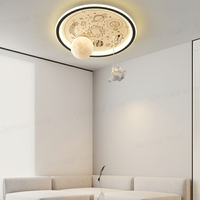 Creative Flush Mount Ceiling Lighting Fixture Simplicity for Kid's Room