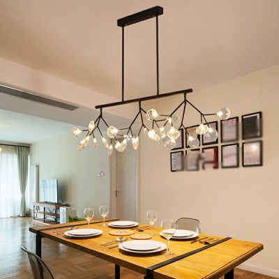 Elegant Island Chandelier Lights Minimalism for Dinning Room