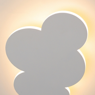 LED Cartoon Cloud Wall Lamp in Macaron Color for Children's Room and Bedroom