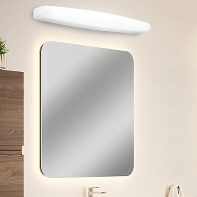 Minimalism Wall Mounted Vanity Lights Metal LED Linear for Bathroom