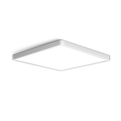 Modern Simple Thin Square LED Ceiling Light in White for Bedroom and Balcony
