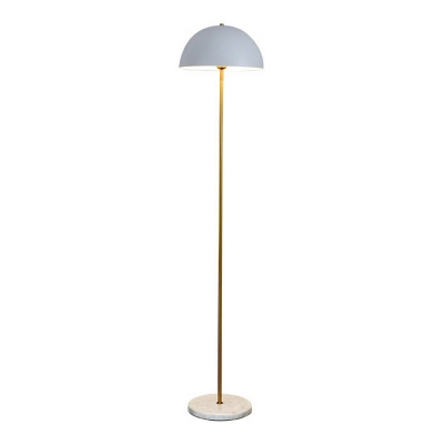 Contemporary Floor Lamps Minimalism Basic Dome Macaron for Living Room