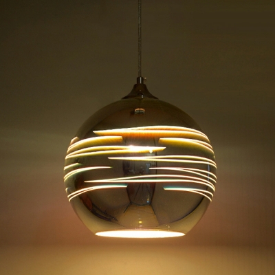 Glass Ceiling Suspension Lamp Minimalism Basic for Living Room