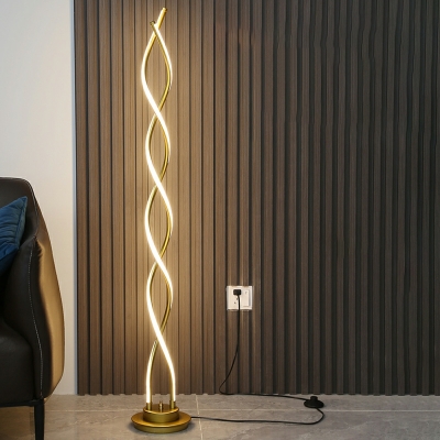 LED Linear Floor Lights Nordic Style Minimalism for Living Room