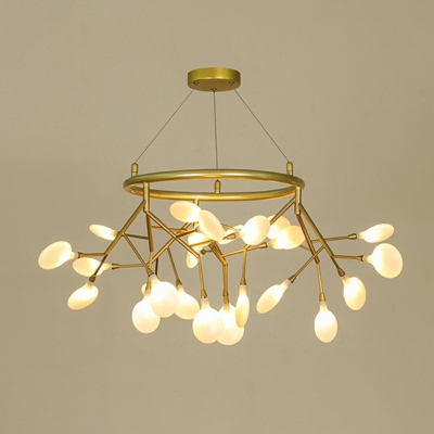 Minimalism Metal Chandelier Lighting Fixtures Sputnik for Living Room