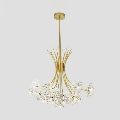 Modern Chandelier Pendant Light Sputnik Elegant for Dinning Room