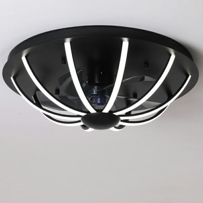 10 Lights Minimalistic Style Linear Shape Metal Flush Mount Ceiling Chandelier