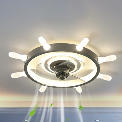 Contemporary Ceiling Fans Basic Creative LED for Licving Room