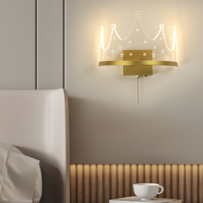 Creative LED Wall Mounted Light Fixture Minimalism Metal for Kid's Room