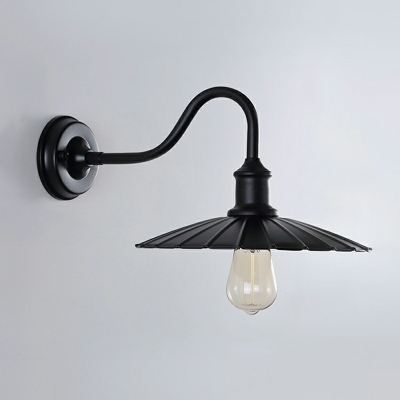 Industrial Retro Wrought Iron Wall Light for Garden and Outdoor