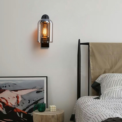 Industrial Style Creative Retro Glass Wall Lamp for Aisle and Living Room