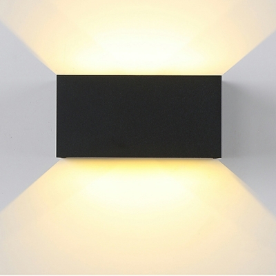 Minimalism LED Wall Mounted Light Fixture Metal Basic for Bedroom